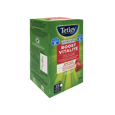 Tetley Boost Super Green Tea Bags